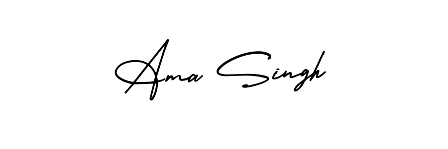 Also we have Ama Singh name is the best signature style. Create professional handwritten signature collection using AmerikaSignatureDemo-Regular autograph style. Ama Singh signature style 3 images and pictures png